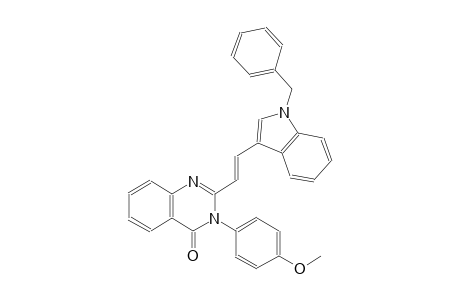 4(3H)-quinazolinone, 3-(4-methoxyphenyl)-2-[(E)-2-[1-(phenylmethyl)-1H-indol-3-yl]ethenyl]-
