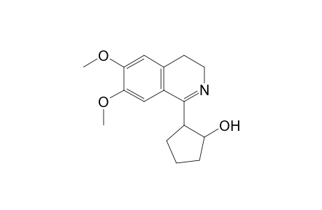 6,7-Dimethoxy-1-[2-hydroxy-cyclopenten-(1)-yl]-3,4-dihydro-isoquinoline