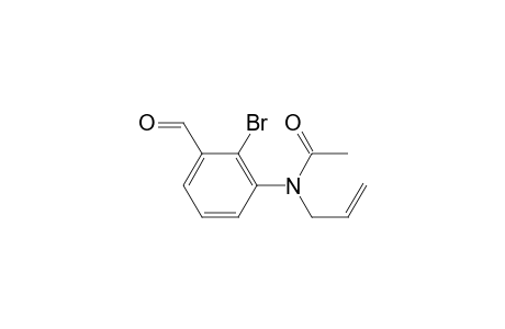 3-(N-Acetyl-N-allylamino)-2-bromobenzaldehyde