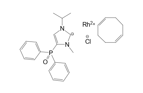 [1-Isopropyl-3-methyl-4-(diphenylphosphinoyl)imidazol-2-ylidene]-[(1,2,5,6-)-1,5-cyclooctadiene]chlororhodium(I)