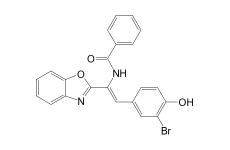 (Z)-2-[.beta.-(3-bromo-4-Hydroxyphenyl)-.alpha.-(benzoylamino)vinyl]-benzoxazole