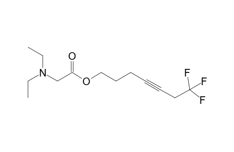 7,7,7-Trifluorohept-4-yn-1-yl 2-(diethylamino)acetate