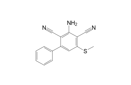 3-Amino-5-(methylthio)biphenyl-2,4-dicarbonitrile