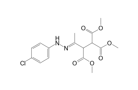 (3E)-3-[(4-chlorophenyl)hydrazinylidene]butane-1,1,2-tricarboxylic acid trimethyl ester