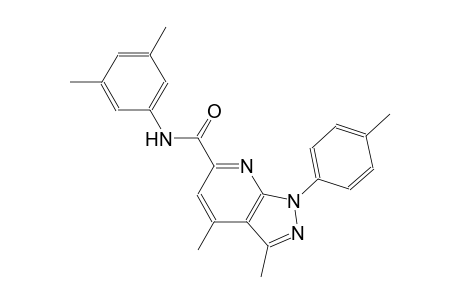 1H-pyrazolo[3,4-b]pyridine-6-carboxamide, N-(3,5-dimethylphenyl)-3,4-dimethyl-1-(4-methylphenyl)-