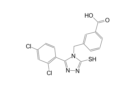 benzoic acid, 3-[[3-(2,4-dichlorophenyl)-5-mercapto-4H-1,2,4-triazol-4-yl]methyl]-