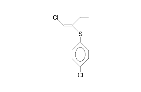 (E)-1-(4-CHLOROBENZENESULFENYL)-2-CHLORO-1-ETHYL-1-BUTENE