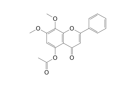 5-Acetoxy-7,8-dimethoxyflavone
