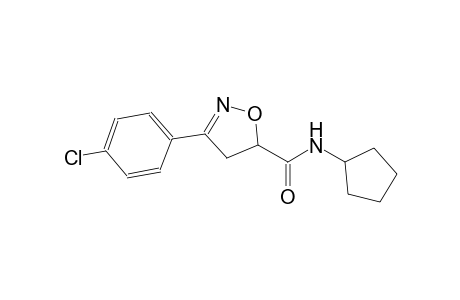5-isoxazolecarboxamide, 3-(4-chlorophenyl)-N-cyclopentyl-4,5-dihydro-