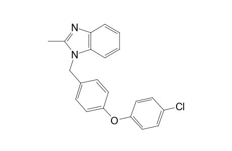 1H-Benzimidazole, 1-[[4-(4-chlorophenoxy)phenyl]methyl]-2-methyl-