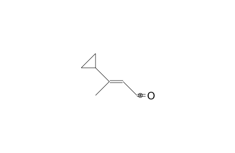3-Cyclopropyl-cis-but-2-enoyl cation