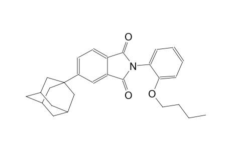 1H-isoindole-1,3(2H)-dione, 2-(2-butoxyphenyl)-5-tricyclo[3.3.1.1~3,7~]dec-1-yl-