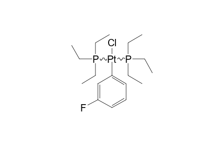 TRANS-CHLORO-3-FLUOROPHENYL-BIS-(TRIETHYLPHOSPHINE)-PLATINUM-(II)