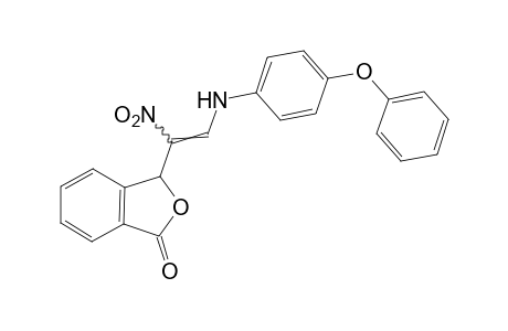 3-[1-NITRO-2-(p-PHENOXYANILINO)VINYL]PHTHALIDE