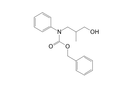 Benzyl (3-hydroxy-2-methylpropyl)(phenyl)carbamate