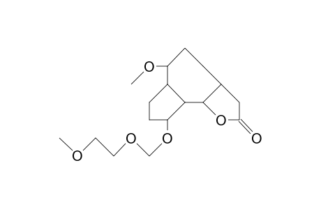 9-([2-Methoxy-ethoxy]-methoxy)-6-methoxy-decahydro-azuleno(4,5-B)furan-2(3H)-one