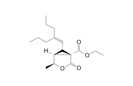 1-ETHOXYCARBONYL-4-METHYL-6-(2-PROPYL-1-PENTENYL)-3-OXABICYCLO[3.1.0]HEXAN-2-ONE