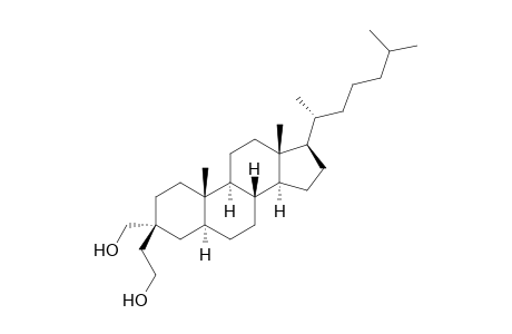 3.beta.-(2'-Hydroxyethyl)-3.alpha.-(hydroxymethyl)-5.alpha.-cholestane