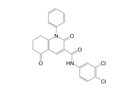 N-(3,4-dichlorophenyl)-2,5-dioxo-1-phenyl-1,2,5,6,7,8-hexahydro-3-quinolinecarboxamide