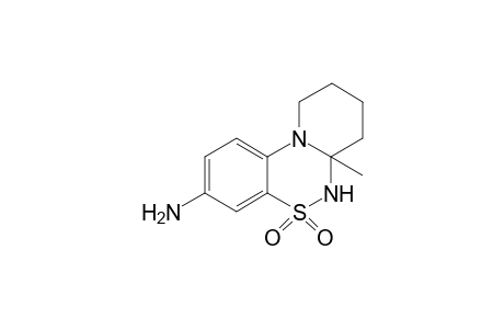 3-Amino-6a-methyl-6,6a,7,8,9,10-hexahydrpyrido[2,1-c]-(1,2,4)-benzothiadiazine - 5,5-dioxide