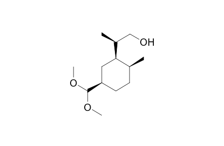 (R)-2-((1R,2S,5R)-5-Dimethoxymethyl-2-methyl-cyclohexyl)-propan-1-ol