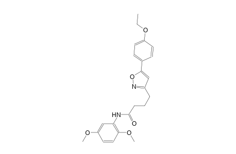 3-isoxazolebutanamide, N-(2,5-dimethoxyphenyl)-5-(4-ethoxyphenyl)-