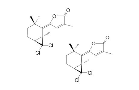5-(7,7-DICHLORO-1,3,3-TRIMETHYLBICYCLO-[4,1,0]-HEPTYL-2-IDEN)-3-METHYL-FURAN-2-ONE