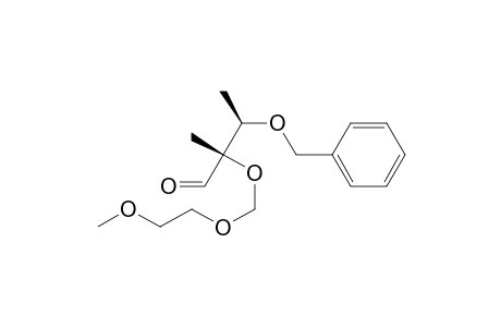 (+,-)-(2S*,3R*)-3-(benzyloxy)-2-[(2-methoxyethoxy)methoxy]-2-methyl-1-butanal