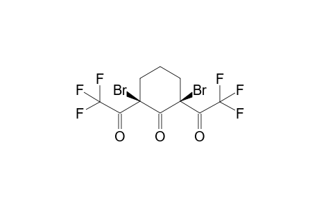 cis-2,6-Dibromo-2,6-bis(trifluoroacetyl)cyclohexanone