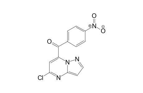 (5-Chloropyrazolo[1,5-a]pyrimidin-7-yl)(4-nitrophenyl)methanone