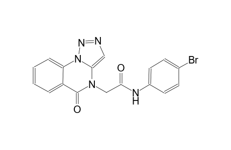[1,2,3]triazolo[1,5-a]quinazoline-4-acetamide, N-(4-bromophenyl)-4,5-dihydro-5-oxo-