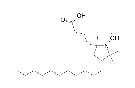 1-Pyrrolidinyloxy, 5-(3-carboxypropyl)-2,2,5-trimethyl-3-undecyl-