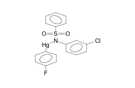 N-(4-FLUOROPHENYLMERCURO)-3'-CHLOROBENZENSULPHANILIDE