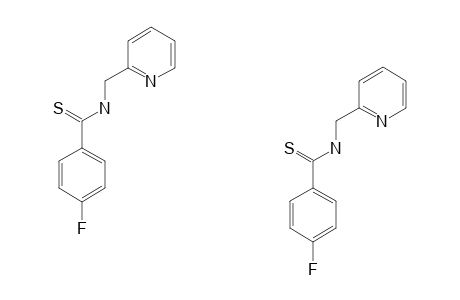 N-2-PYRIDYLMETHYL-4-FLUOROBENZENECARBOTHIOAMIDE