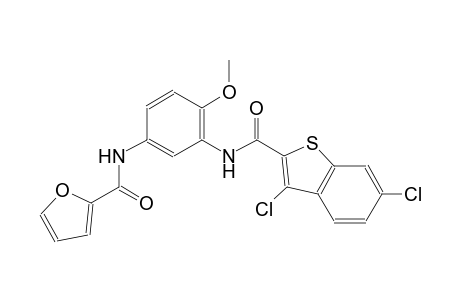 N-(3-{[(3,6-dichloro-1-benzothien-2-yl)carbonyl]amino}-4-methoxyphenyl)-2-furamide