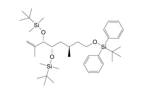 (5S,6S,8R)-6-((tert-butyldimethylsilyl)oxy)-2,2,3,3,8,13,13-heptamethyl-12,12-diphenyl-5-(prop-1-en-2-yl)-4,11-dioxa-3,12-disilatetradecane