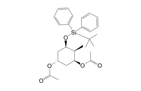 (1R,2S,3S,5S)-3,5-Diacetoxy-2-methyl-1-(1,1-dimethylethyl)diphenylsiloxycyclohexane