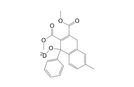 1,4-Dihydro-1-phenyl-1-deuterioxy-2,3-dimethoxycarbonyl-6-methylnaphthalene