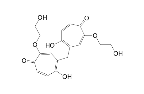 Bis(2-hydroxy-6-(2-hydroxyethoxy)-5-oxo-1,3,6-cycloheptatrienyl)methane