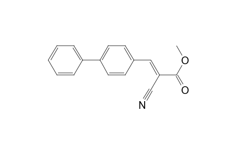 3-Biphenyl-4-yl-2-cyano-acrylic acid methyl ester