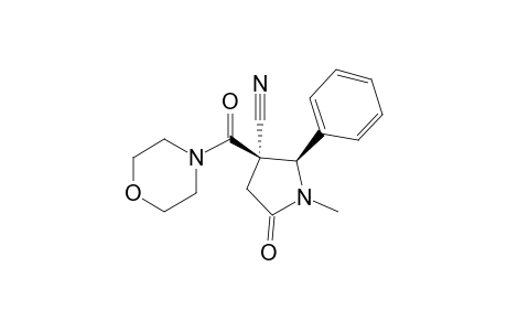 (2R,3R)-1-Methyl-3-(morpholine-4-carbonyl)-5-oxo-2-phenylpyrrolidine-3-carbonitrile