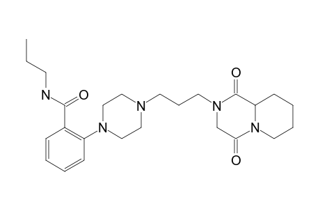 2-[3-[4-(ORTHO-(PROPYLCARBAMOYL)-PHENYL)-PIPERAZIN-1-YL]-PROPYL]-1,4-DIOXOPERHYDRO-PYRIDO-[1,2-A]-PYRAZINE