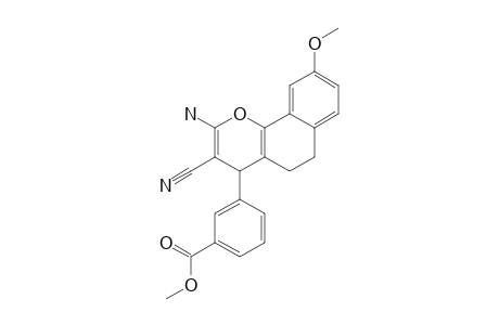 METHYL-3-[2-AMINO-3-CYANO-9-METHOXY-4H-5,6-DIHYDRONAPHTHO-[1,2-B]-PYRAN-4-YL]-BENZOATE