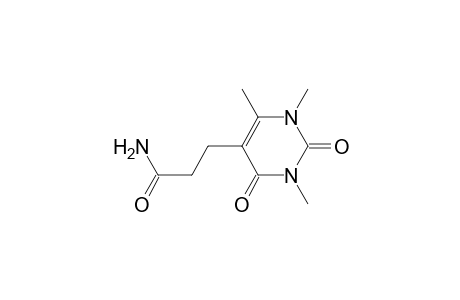 3-(1,3,4-trimethyl-2,6-dioxo-5-pyrimidinyl)propanamide