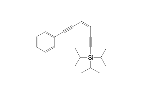 Triisopropyl-[(Z)-6-phenylhex-3-en-1,5-diynyl]silane