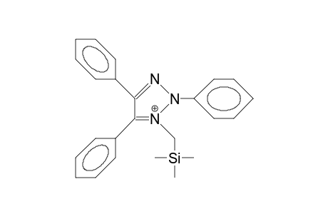 N-(Trimethylsilylmethyl)-2,4,5-triphenyl-1,2,3-triazolium cation