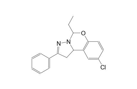 9-chloro-5-ethyl-2-phenyl-1,10b-dihydropyrazolo[1,5-c][1,3]benzoxazine