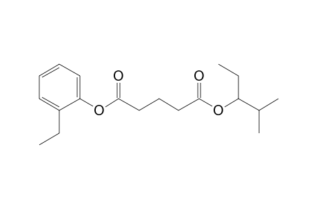 Glutaric acid, 2-methylpent-3-yl 2-ethylphenyl ester