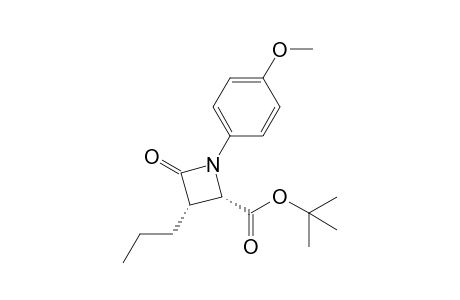 (3S,4S)-4-tert-Butoxycarbonyl-1-(4-methoxyphenyl)-3-n-propylazetidin-2-one