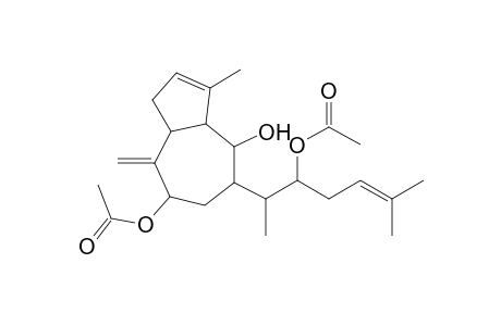 4,7-Azulenediol, 5-[2-(acetyloxy)-1,5-dimethyl-4-hexenyl]-1,3a,4,5,6,7,8,8a-octahydro- 3-methyl-8-methylene-, 7-acetate
